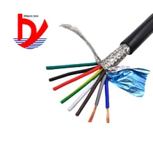 24AWG 0.2mm2 multi-core shielded cable RVVP 2/3/4/5/6/7/8/10/12/14/16/20/24 anti-interference control line inverter and signal l