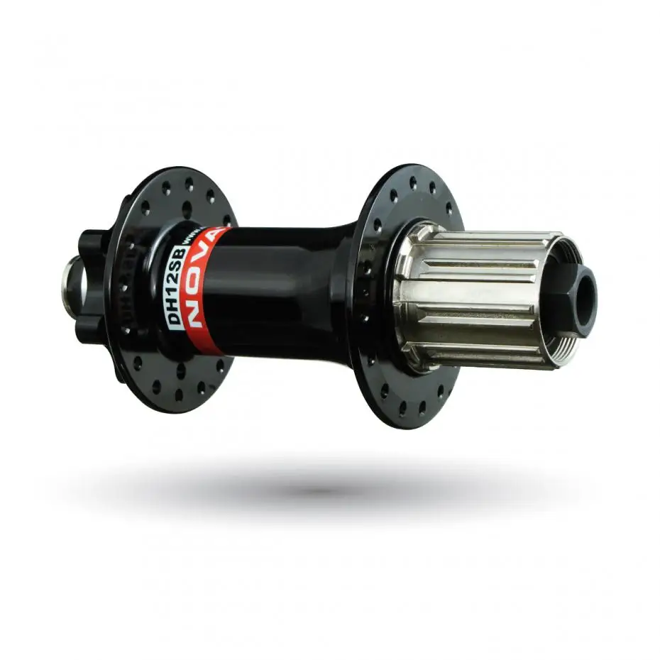 Novatec DH12SB 150 12mm Thru Bucket Shaft Rear Bike Hub 32 Holes Black