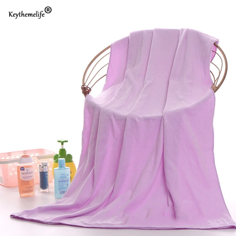Blue-Color-Bath-Beach-Towel-Sports-Towel-140x70cm-size-Supersoft-Microfiber-Gym-Fast-Dry-for-hair (2)