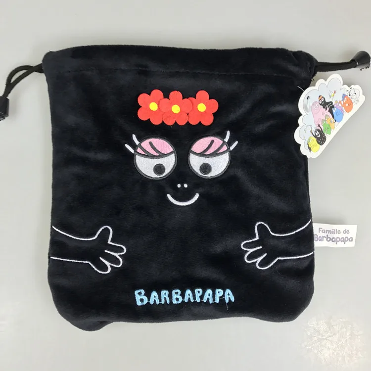 Мультипликационный аниме Barbapapa Barbamama Barbalala многофункциональная сумка для монет аксессуар Сумка среднего размера 20*20 см - Цвет: Type I