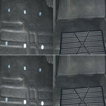 Универсальный автомобильный Автомобильный Коврик для пола, коврик для ног, накладка на педаль, комплект