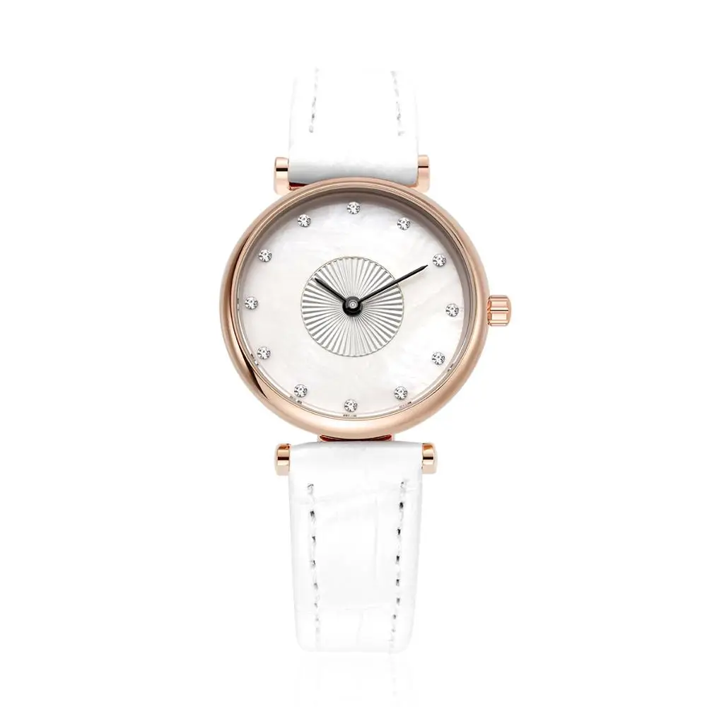

Fashion brand women brand watches quartz casual leather strap wristwatches lady cocks
