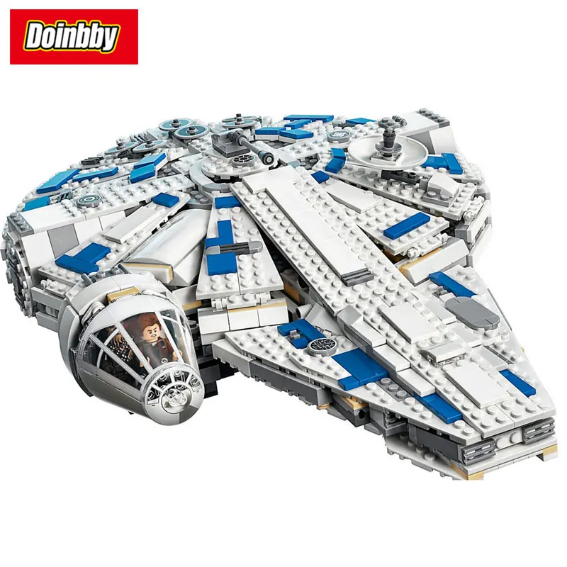 

In Stock Kessel Run Millennium Falcon Model Building Block Toys Compatible with Legoings Star Wars 75212