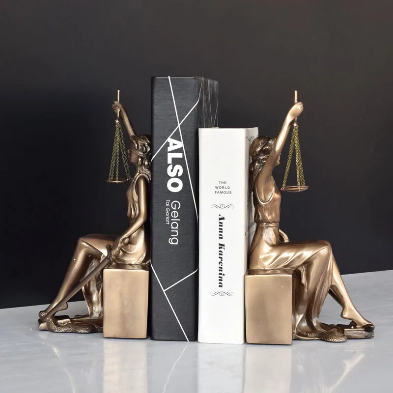 الإبداعية التقليد البرونزية تمثال آلهة العدالة خزانة مكتب الهدايا للمحامين إلهة العدالة الديكور الحرف