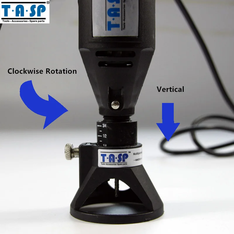 TASP Многофункциональный роторный инструмент режущая направляющая Насадка мини дрель аксессуары