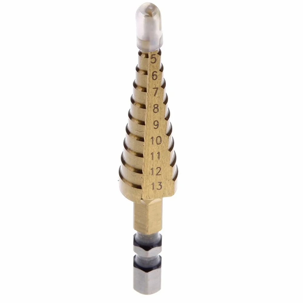 3 13mm New Hot steel Large Step Drill Cone Drill Titanium Bit Set Step