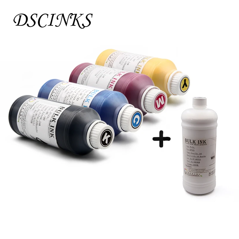 500ML Dtg Textile Ink for Epson R270 R280 R290 R330 L800 L801 L805 1390