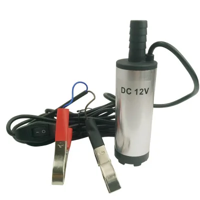 

Portable Mini Electric Submersible Pump For Pumping Diesel Oil Water Fuel Transfer Pump Stainless Steel Shell 12L/min DC 12V 24V
