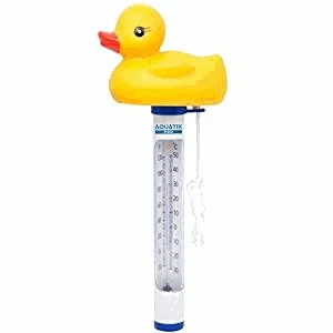 Аквариум Температура стеклянный термометр и принтом мультяшного утенка термометр для бассейна Детский термометр для ванной