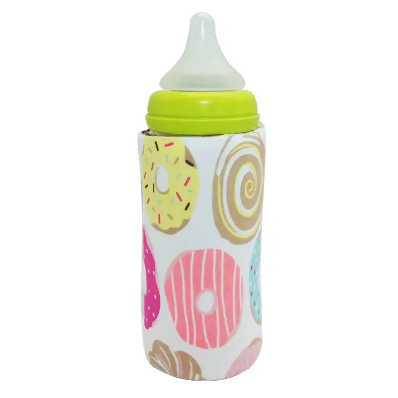 USB Milk Water Warmer Travel Stroller Insulated Bag Baby Nursing Bottle Heater