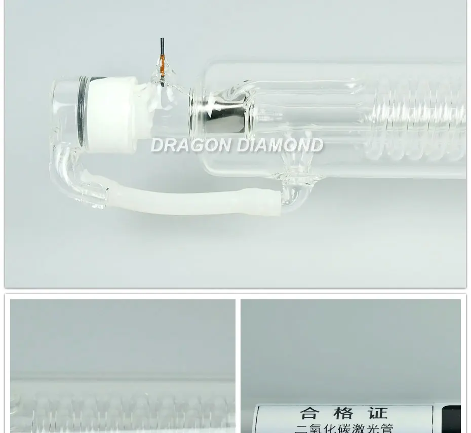 CO2 лазерной трубки SP-60W Длина 1250 мм трубка для CO2 лазерный гравер резки