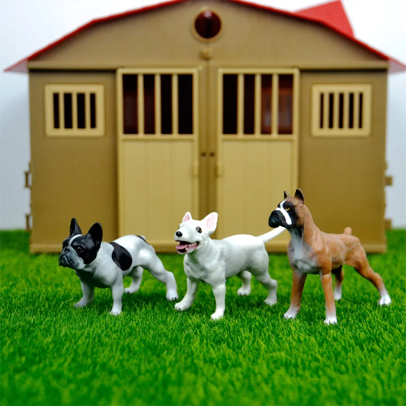 Ekspor Asli 3 Pcs Hewan Peliharaan Anjing Lucu Petinju Anjing Pug