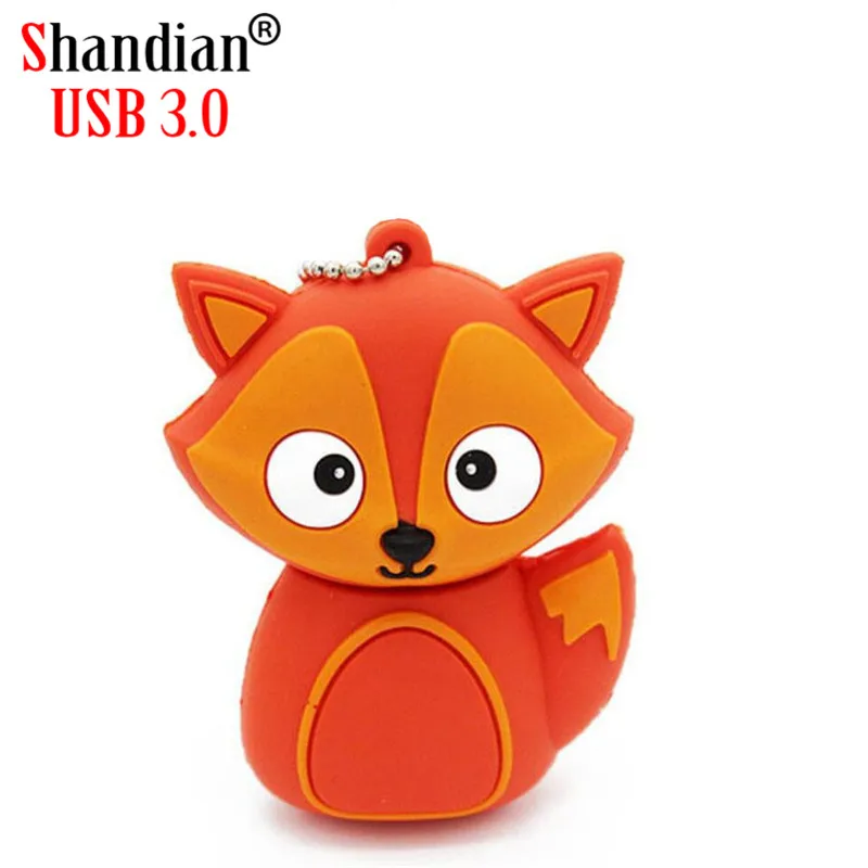 SHANDIAN USB 3,0 USB палка пчела лиса Сова Пингвин мультфильм творческий U диск 4 ГБ 8 ГБ 16 ГБ 32 ГБ 64 ГБ 3,0 USB флэш-накопитель