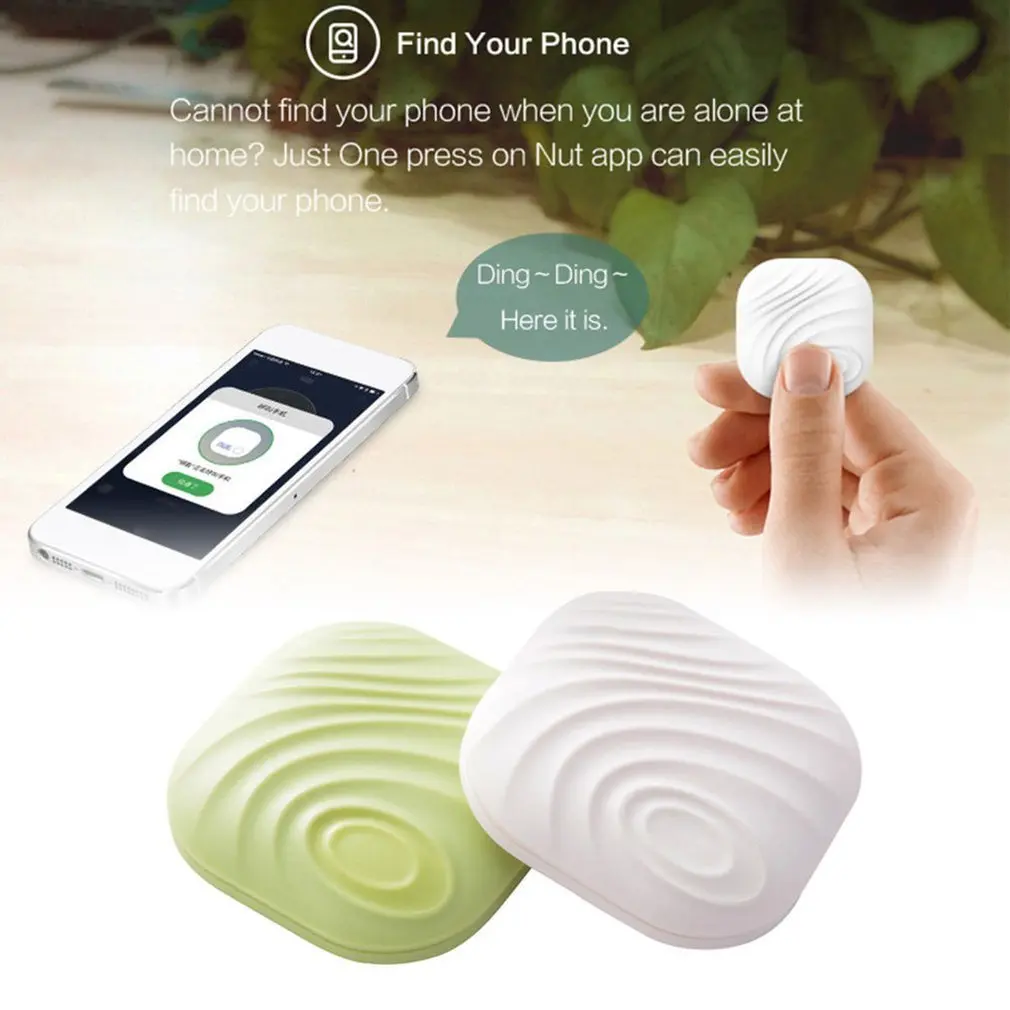 

2 Pcs Nut Find3 Smart Anti-lost Tag Locator Real Time Location Finder for Android for iOS One Touch Tracking Device