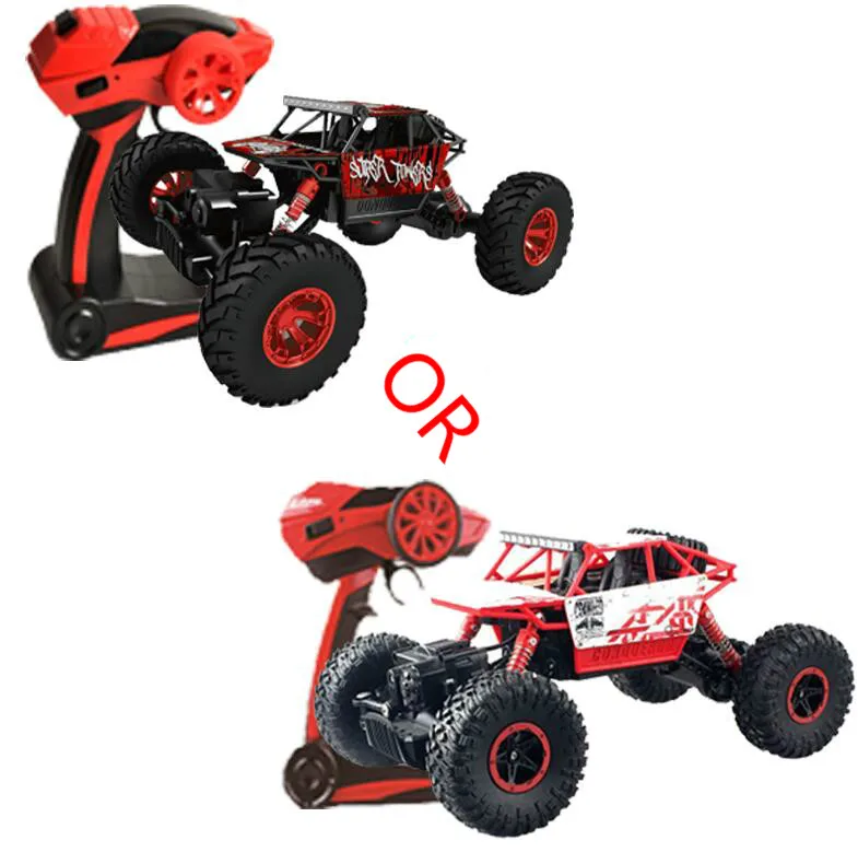 RC автомобиль 4WD 2 4 GHz ралли скалолазания 4x4 двойной двигатель Bigfoot дистанционного