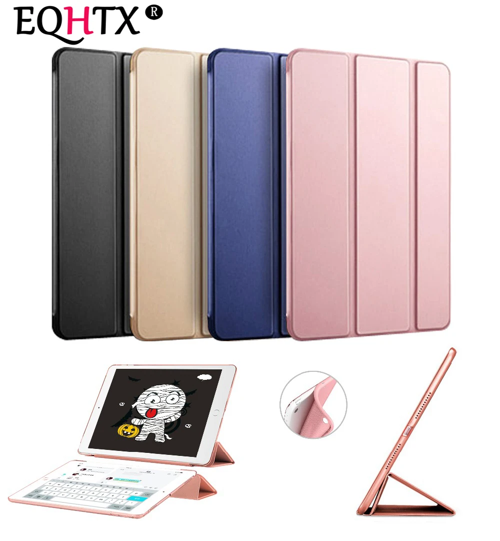 

Official Case Smart cover For 2014 Listing Apple iPad Air 2 case : A1566`A1567 . PU leather+Silicone soft Back case - YCJOYZW