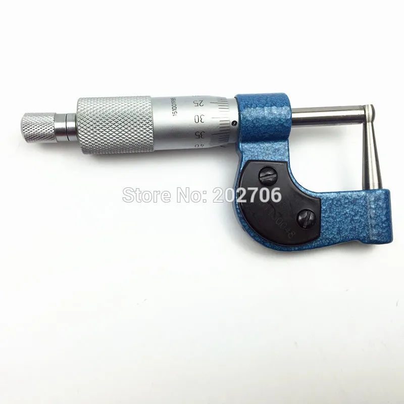 High quality 0-25mm Tube Micrometer thickness micrometer with drum head wall tube thickness gauge measuring tools