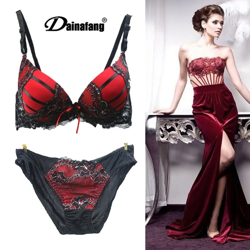Бюстгальтер женский атласный кружевной с вышивкой без косточек|brassiere set|sexy bras for