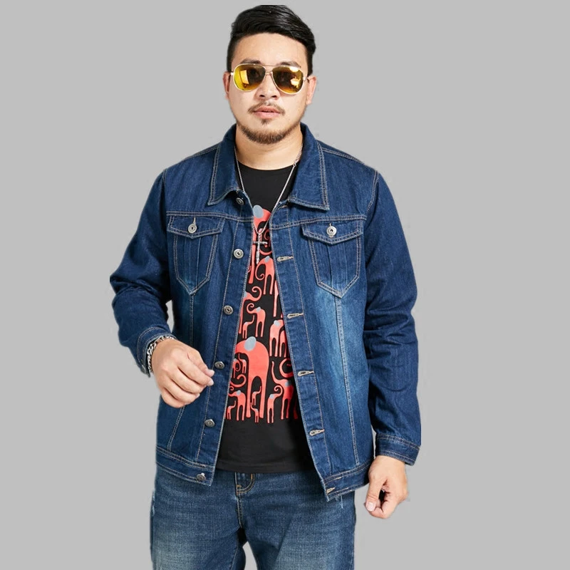 куртка мужская Большие размеры 8XL 7XL 6XL мужские джинсы куртки модные ковбойские