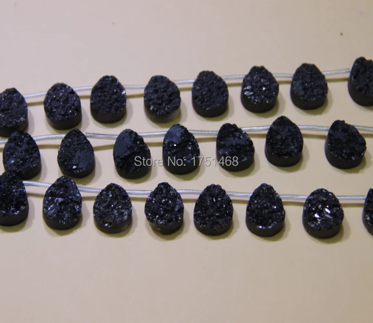 

Disaccount wholesale Drusy Stone Connector Druzy Pendant Titanium Druzy Unique semi precious Druzy Necklace