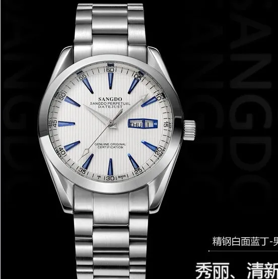 40mm Sangdo Business watch Automatic Self Wind movement 0269B High quality 2016 new fashion Men s