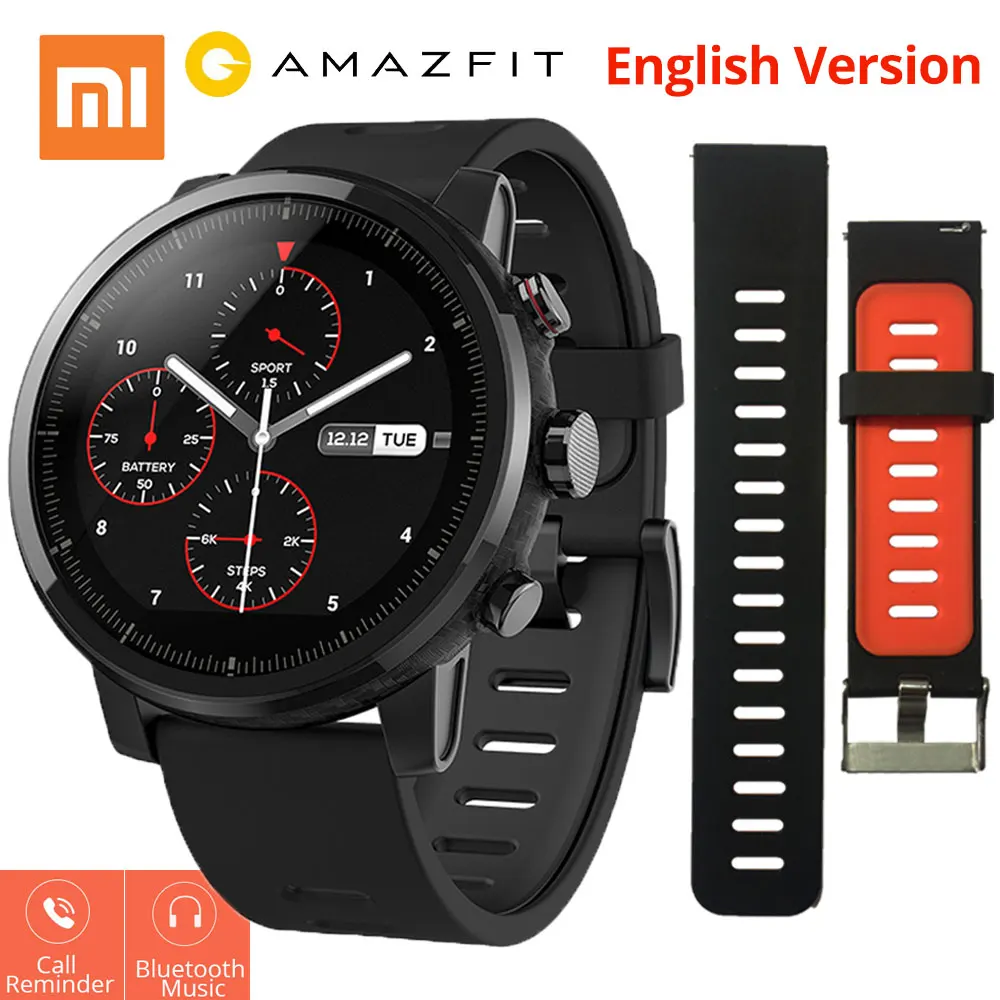 Xiaomi Mi Huami Amazfit Smart Watch Stratos 2 English