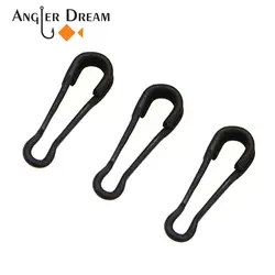 Anglerdream 50 шт. Размеры 1 матовый черный ловли карпа быстрая/kwik зажимы ссылка