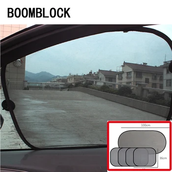 

BOOMBLOCK Car Window Windshield Sun Shade Visor Covers Net For Renault Megane 2 3 Duster Logan Honda Civic 2006-2011 Fit Accord
