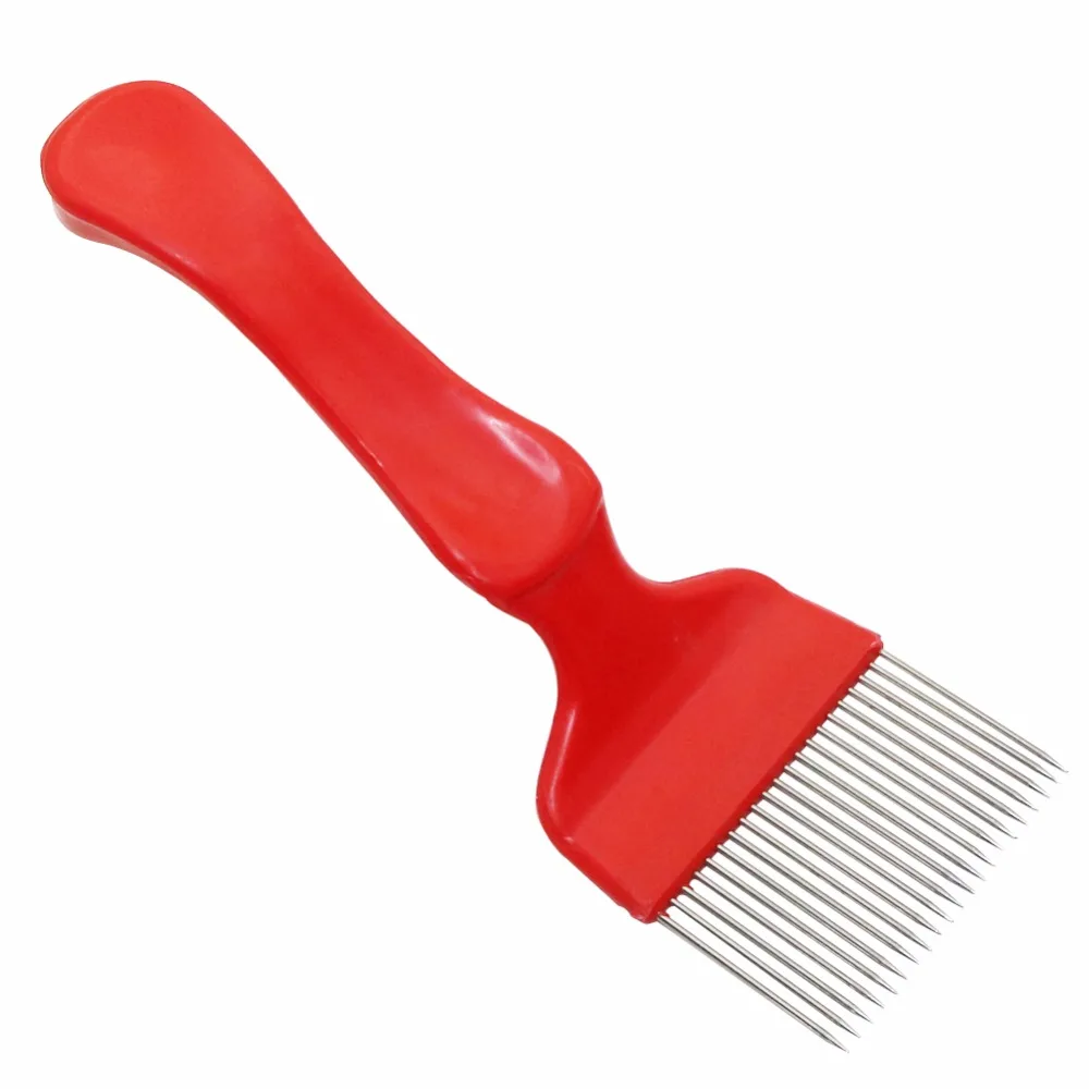 

1Pcs 21-Pin Stainless Steel Needle-cut Honey Knife Scraping Wax Scraping Cover With Wax Cover Comb Honey Honeycomb Rake Bee Tool