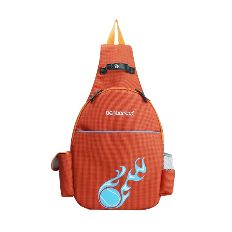 Теннисный рюкзак, водонепроницаемая нейлоновая спортивная сумка, двойная сумка для бадминтона - Цвет: Светло-серый