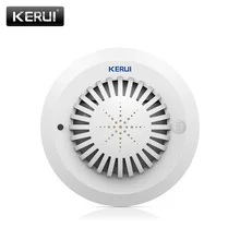 2017 KR-SD03 High Sensitivity Voice Prompts Smoke Fire Detector/Sensor linkage With Kerui Home Alarm System Low Battery Remind
