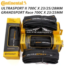 Continental ultra sport ii esporte corrida 700*23/25/28c grand prix 5000 700x2 3/25c pneus de estrada bicicleta pneu dobrável