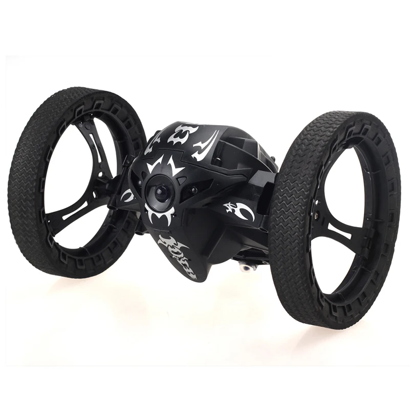 RC Car Bounce Car 2.4 G Remote Control Toys Jumping Car with Flexible Wheel Rotation LED Night Lights RC Robot Car for boy FSWB