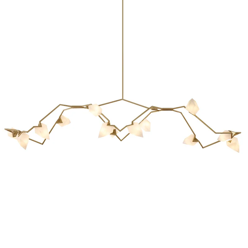 

Post-modern Creative Fashion Designer Iron Acryl Peach Led Pendant Light For Living Room Dining Room Bedroom Bar 80-265v 1245