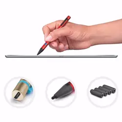 Active стилусы ручка новая версия металла емкостный зарядка через usb 3D сенсорный экран для samsung xiaomi huawei планшеты Pad красный