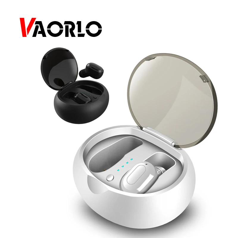 

VAORLO TWS Mini Wireless Earphone Bluetooth Earbuds V4.2 In Ear Stereo Earphones Charging Box Earpiece With Mic For iphone 8 7