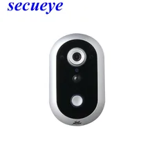 Secueye 1280X720 P HD и поддержкой Wi-Fi видеокамера на дверной звонок 1.0MP Крытый видео-дверной звонок Домофон Водонепроницаемый IP65 для смартфона