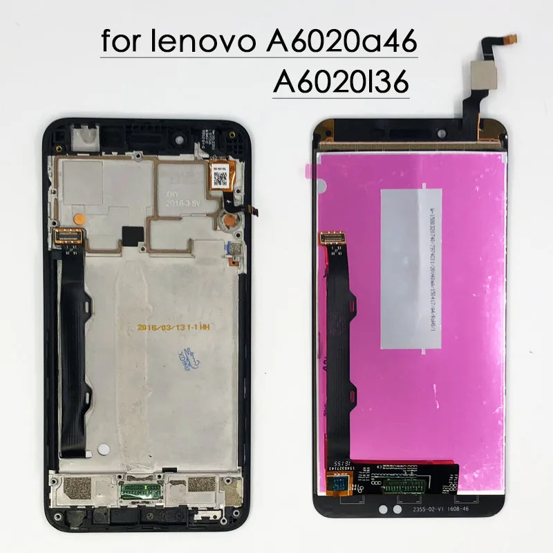 

For Lenovo Vibe K5 Plus A6020A46 A6020l36 a6020l37 LCD Display Touch Screen Digitizer Assembly with frame