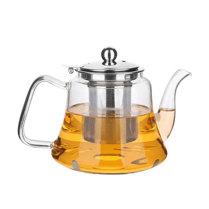 1.0L High Temperature Resistant High Borosilicate Glass Teapot Health