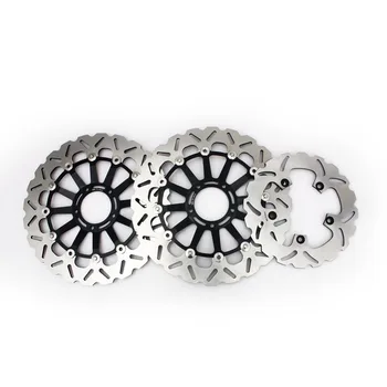 

BIKINGBOY Front Rear Brake Discs Rotors Disks for DUCATI DESMOSEDICI RR 989 2007 2008 D16RR 1000 2008 2009 1 set Wave Discs