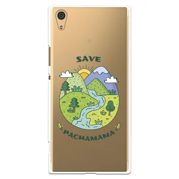 

Stand case costume drawing Save Pachamama WP003 for Sony Xperia XA1 Ultra