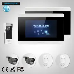 HOMSECUR 7 "Свободные Руки Видеодомофон Система CCTV Камера Поддерживается BC031-B + BM715