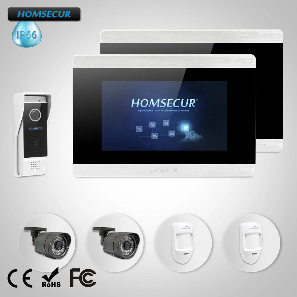 

HOMSECUR 7" Hands-free Video Door Phone Intercom System CCTV Camera Supported BC031-B + BM715