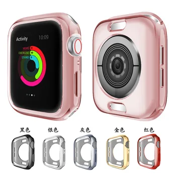 

TPU Watch Cover for Apple Watch Case 42mm 38mm Soft Silicone Screen Protector Case For iwatch Series 3 2 1 Ultra-thin