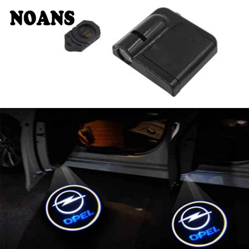 

2pc For Opel Astra J H G K Insignia Corsa d Vectra C Mokka Zafira B Lada vesta granta priora Kalina Car Logo Door Welcome lights