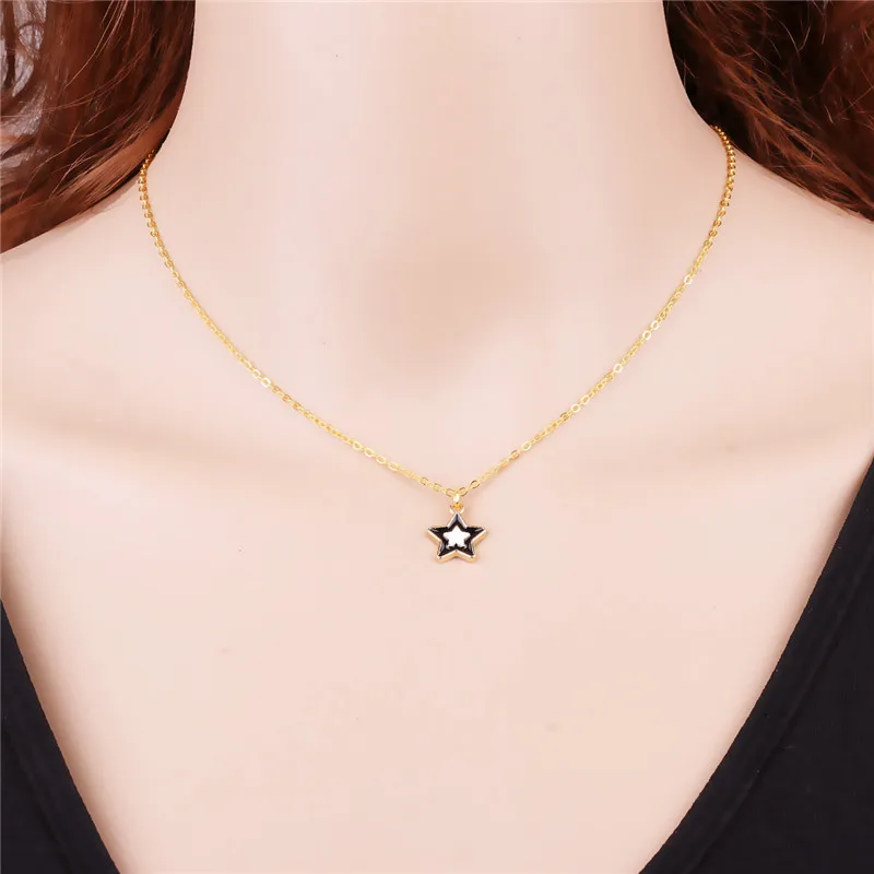 Aliexpress Beli 2016 Kedatangan Bintang Pendant Choker Busana Sederhana Kalung