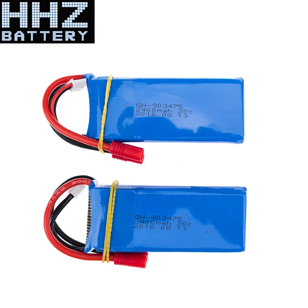 New RC Drone Batteria 2pcs Lipo 7.4v 2400mah Batteries For Syma X8W X8C