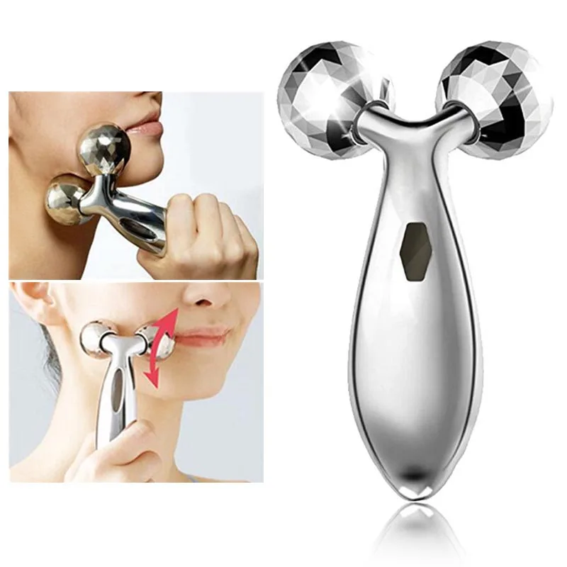 

Massage Jade Roller V Face Massager Face Roller Skin Body Massagem Lifting Stick Sauna Masajeador Cellulite Fat Body Lift Tool