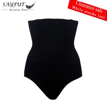 SAYFUT черные бедра брюки женские бесшовные твердые контроль Корректирующее белье для подтяжки ягодиц шейпер для живота тренировки талии стройнее трусики