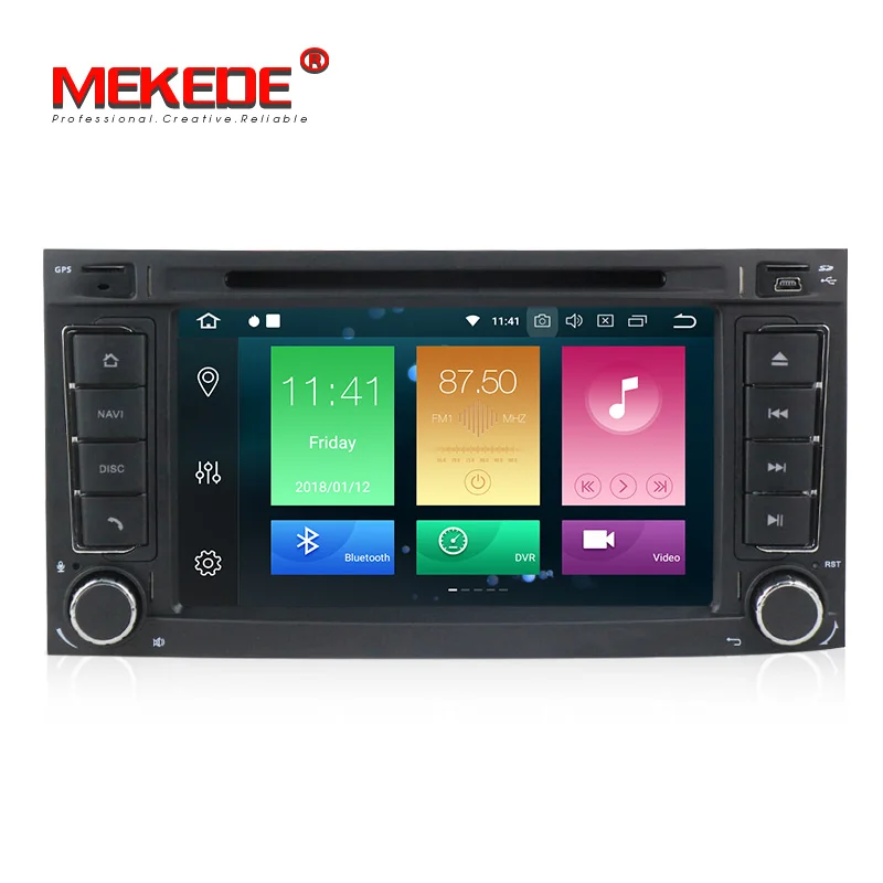 

MEKEDE 4G RAM 32G ROM Android 9.0 Car DVD Player GPS for VW Touareg Multivan T5 (2004-2011) with 4G wifi mirror link radio